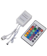 24 Key 16 Color Ir Remote Control Controller For 3528 5050 SMD RGB LED S... - $8.95