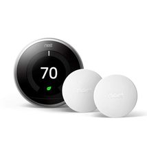 Google Nest 3rd Gen BH1252 Learning Wi-Fi Programmable Thermostat in Sta... - $168.25