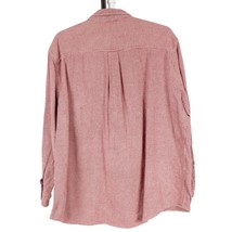 Xhilaration VTG Flannel Shirt XL 15 Womens Junior Herringbone Red Cotton - £18.62 GBP