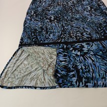 Dana Buchman Women's Black & Blue Elastic Waist Pull On Skirt Size XL image 9