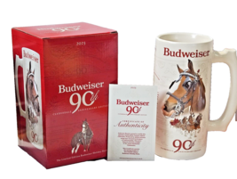 2023 Budweiser Holiday Stein 90th Anniversary Edition Holiday Series - £24.17 GBP