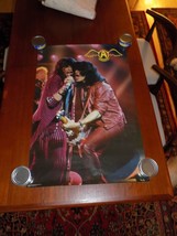 Vintage 1986 Joe Perry Steven Tyler Aerosmith Store Poster - $818.61 MXN