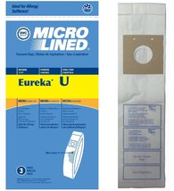 DVC 433209 Eureka U Paper Bag Microlined (3 Pack) - $8.42
