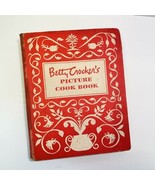 Vtg Betty Crocker Picture Cookbook 1950 Ring Binder Red Cover 1st Ed 4th... - £20.91 GBP