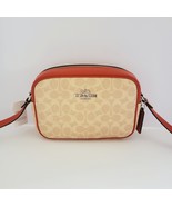 Coach CZ186 Signature Jamie Camera Bag Crossbody Handbag Sand Deep Orange - $163.60