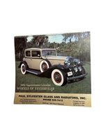 Vintage 1993 Wheels of Yesteryear Calendar Classic Cars Advertising Paul... - $22.50