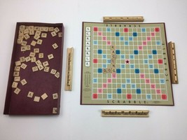 Vintage 1953 SCRABBLE Crossword Board Game SelRight USA-Made - £31.45 GBP