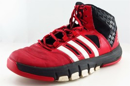 adidas  Basketball Shoes Red Synthetic Men 5.5 Medium - £15.75 GBP