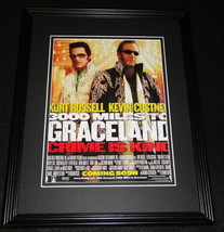 3000 Miles to Graceland 2001 Framed 11x14 ORIGINAL Advertisement Kurt Russell - £27.45 GBP