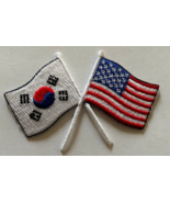 South Korea USA Flag Friendship Patch - £5.34 GBP