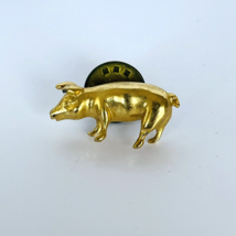 Camco Gold-Tone Pig Tie Pin - £11.54 GBP