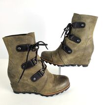 Sorel Joan of Arctic Women's 8.5 Hidden Wedge Heel Leather Boots $185 NL... - $85.00