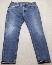 Brooks Brothers R. Daum Jeans Mens 36/30 Blue Denim Straight Leg Mid Ris... - $19.06