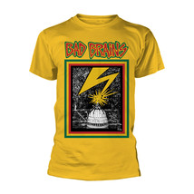 Yellow Bad Brains Rock Punk Official Tee T-Shirt Mens Unisex - £30.65 GBP