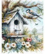 Diamond Painting White Bird House - 2 Full Drill - $36.94+