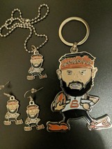 Cleveland Browns/Baker Mayfield Gift Set,Keychain,earrings,necklace (H7,B10,B11) - £22.86 GBP