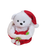 Be Jolly Plush Animated Christmas Polar Bear Peek A Boo From Sack Tags 9... - £11.66 GBP