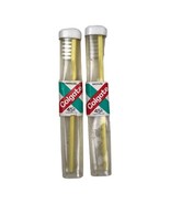 Pair of Vintage Colgate Toothbrushes In Tube Packaging Dental Health Dea... - $38.78 CAD