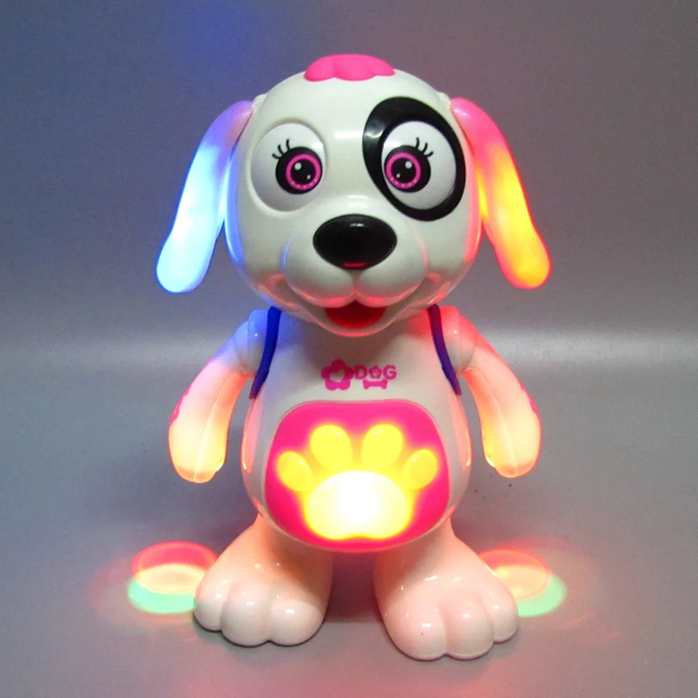 Electronic Pet Dancing Dog ABS Mini Light Music Dog with Four Songs Electric - £8.31 GBP+