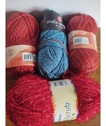 Assorted Sparkly Yarn Lot - £7.64 GBP