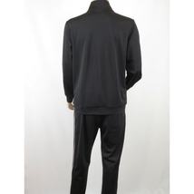 Men's Monte Carlo Turkey Jogging Suit 2pc Jump Set Stretchable 95164 Black image 5