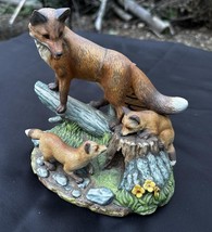 PORCELAIN FOX AND FAMILY - £23.59 GBP