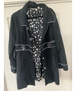 Women&#39;s Apt 9 Black and White Jacket Size XL - €24,23 EUR
