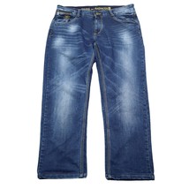 Spykar Jeans Mens 40 Blue Mid Rise Medium Wash Skinny Casual Denim Pants - £23.33 GBP