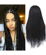 Heat Resistant 16 Inch Micro Box Braiding Natural Black Color Synthetic ... - $89.00