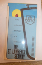 Vintage 1980 Foldout Brochure The St Lawrence Seaway - £14.24 GBP