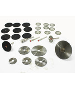 32pcs Cutting Wheels Tool for Mini Rotary Diamond Cutting Wheel HSS Circ... - $15.88