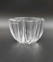 Vintage Orrefors Crystal Bowl Mid Century Sweden Signed - £20.82 GBP