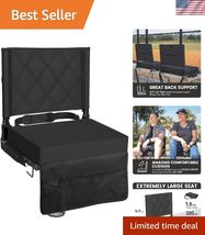 Stadium Seats for Bleachers with Back Support, Bleacher Seats with Backs... - $47.89