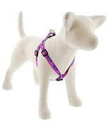 Lupine Reflective Step in Dog Harness 3/4&quot; Wide Pink Paws with 15-21&quot; Girth - €30,60 EUR