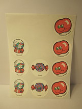 vintage Teacher Classroom Supplies: (9) Bubble Gum Stickers w/ Scratch &#39;... - $12.00