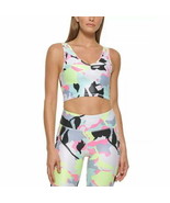 MSRP $45 Dkny Zest Camo Floral-Print Sports Bra Multicolor Size XS - $28.25 CAD