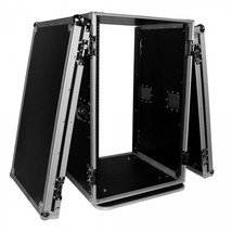 ProX T-18RSS 18U Space Amplifier Rack Mount Flight Case 19&quot; Depth Wheels... - $439.99