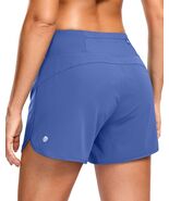 G Gradual Women&#39;s 3&quot; Running Shorts Mesh Liner Phone Pockets Blue Size XS - €13,60 EUR