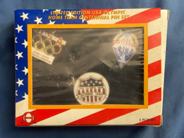 1996 Jc Penny Limited Edition Usa Olympic Home Team 3 Pin Set *New* ddd1 - £10.21 GBP