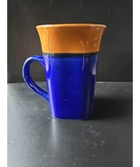 Royal Norfolk Navy Blue &amp; Brown Square Mug Large 14oz Tea Coffee - €10,33 EUR