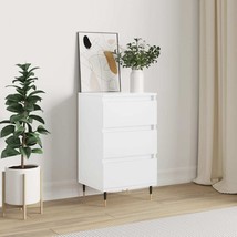 Modern Wooden Bedside Cabinet Nightstand Unit Side End Sofa Table With 3 Drawers - £45.45 GBP+