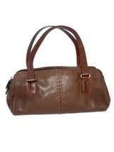 Vintage Fossil Pebbled Leather Purse Shoulder Bag Brown Nice Condition! - £23.57 GBP