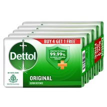 Dettol Original Germ Protection Bathing Soap bar, 125gm (Pack of 5) - $27.99