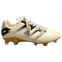 Lotto Maestro 300 V FG Soccer Cleats Mens US Size 9 White/Black/Gold 220569 - $69.59