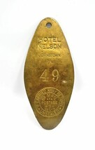 Large Vintage Hotel Nelson Metal Key Fob Tag Johnstown PA Room #49 Retur... - €23,72 EUR