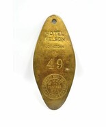 Large Vintage Hotel Nelson Metal Key Fob Tag Johnstown PA Room #49 Retur... - €23,55 EUR