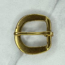 Gold Tone Small Simple Basic Belt Buckle - £5.54 GBP