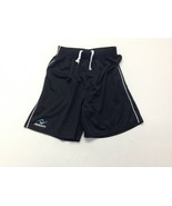 AVANTL Boy&#39;s Small Black With White Stripe Polyester Drawstring Shorts - $7.92