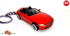 Htf Rare Key Chain Red Bmw Z4 Series Convertible Roadster Custom Limited Edition - £63.13 GBP