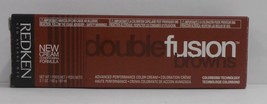 REDKEN Double Fusion DOUBLE BROWNS Professional Permanent Hair Color ~ 2.1 fl oz - £4.64 GBP+